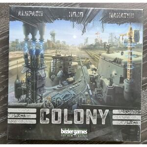 Colony Board Game by Alspach, Hojo, and Nakatsu 2016 Bezier Games, New & Sealed